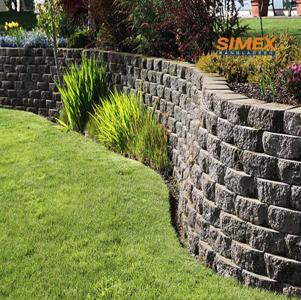 The-material-used-for-built-a-retaining-wall
